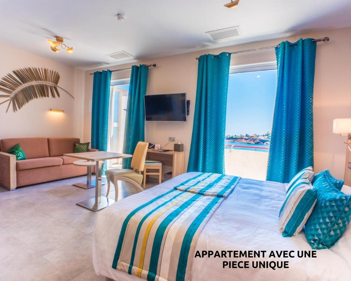 Hotel Et Appart Hotel Les Flots Bleus แซ็งต์-ราฟาเอล ภายนอก รูปภาพ